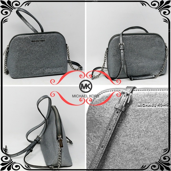 MICHAEL Michael Kors Handbags - Michael Kors Large Dome Metallic Crossbody